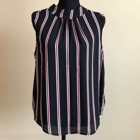Striped Sleeveless top - Picture 1 of 4